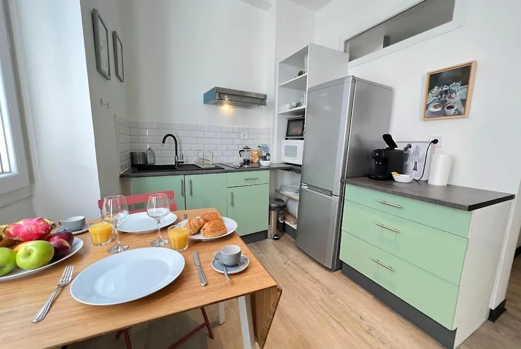 Apartmán Charme Authenticite A Marseille, Camas